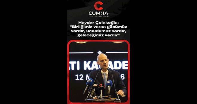 Cumhur Haber Ajansı - Büyük Batı Karadeniz Topluluğu İftarı - Haydar Çolakoğlu